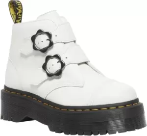 Image of Dr. Martens Devon FLWR - White Milled Nappa Boot white