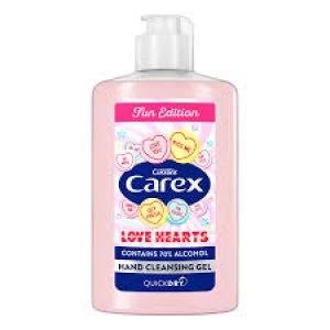 image of Carex Love Hearts Hand Gel 300ml