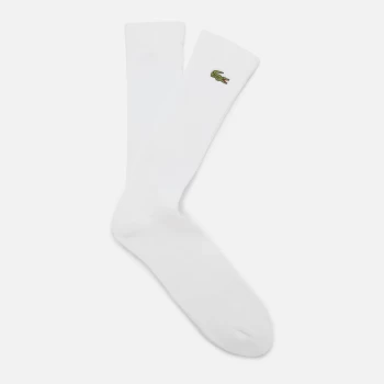 Image of Lacoste Mens 3 Pack Socks - White - EU 39-42/UK 5-8