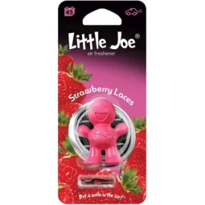 image of Little Joe Strawberry Laces Scented Car Air Freshener (Case of 6)