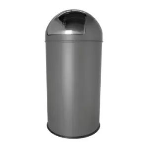 Image of Poubelle D.360xH745mm 50 l gris moyen HELIT