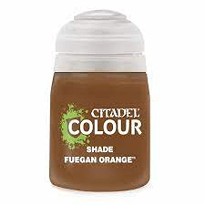 Image of Citadel Games Workshop Colour Shade: Fuegan Orange (18ml) Paint Multi
