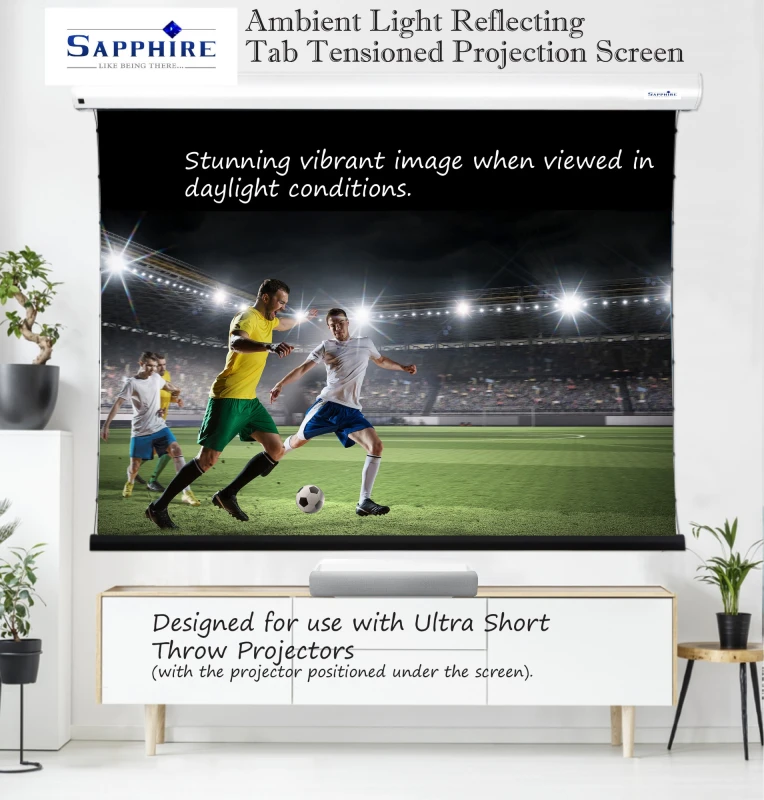 Image of Sapphire Tab Tensioned ALR Screen 16:9 2.2m