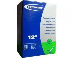 Image of SCHWALBE AV1 12" x 1.75 - 2 1/4, Schrader Inner Tube-Schrader (Auto)