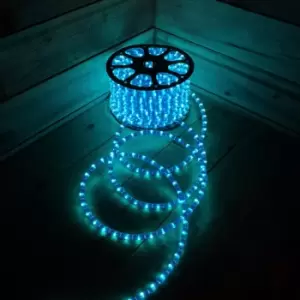 Image of 5m Blue 180 LED Christmas Disco DJ Rope Light Static Fuction Indoor Outdoor No Reel