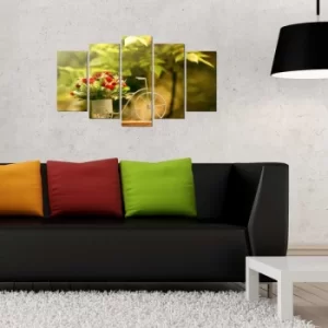 Image of 5PMX-133 Multicolor Decorative MDF Painting (5 Pieces)