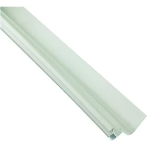 Image of Wickes White Universal Edge Flashing for Polycarbonate Sheets 4000mm