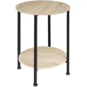 Image of TecTake Ballina Bedside Table - Brown