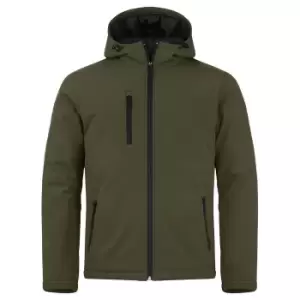 Image of Clique Mens Padded Soft Shell Jacket (XL) (Fog Green)