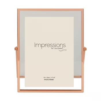 image of 4" x 6" - Impressions Copper Finish Floating Frame