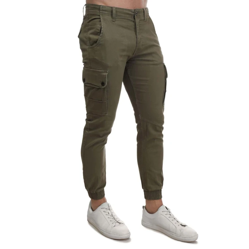 Image of Jack and Jones Paul Warner Cargo Pants - Green Green M