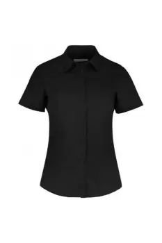 Image of Short Sleeve Tailored Poplin Shirt