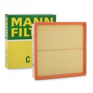 Image of MANN-FILTER Air Filter RENAULT,NISSAN,OPEL C 30 163 1654500Q0H,1654600Q0H,1654600Q2J Engine Filter 1654600Q3F,1654600QOH,4411279,4414665,4417142