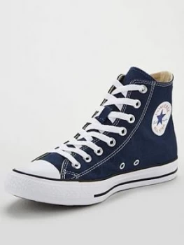 Converse Chuck Taylor All Star Hi, Navy/White, Size 10.5, Men