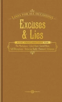 Image of Excuses and Lies by Knock Knock Hardback