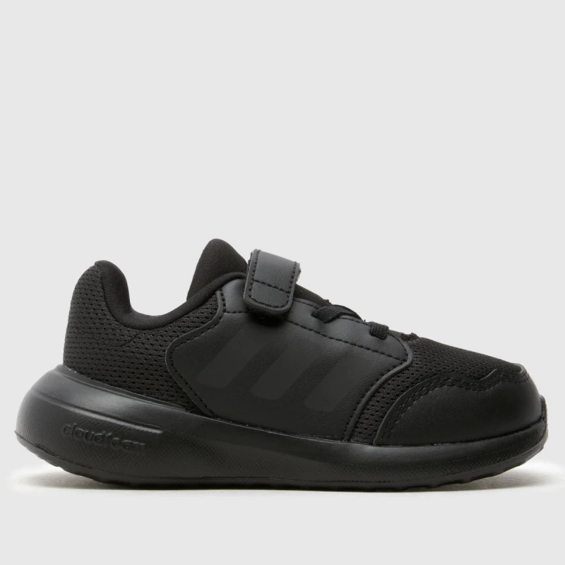 Image of adidas Black Tensaur Run 3.0 Toddler Trainers Black UK 3 (EU 19)