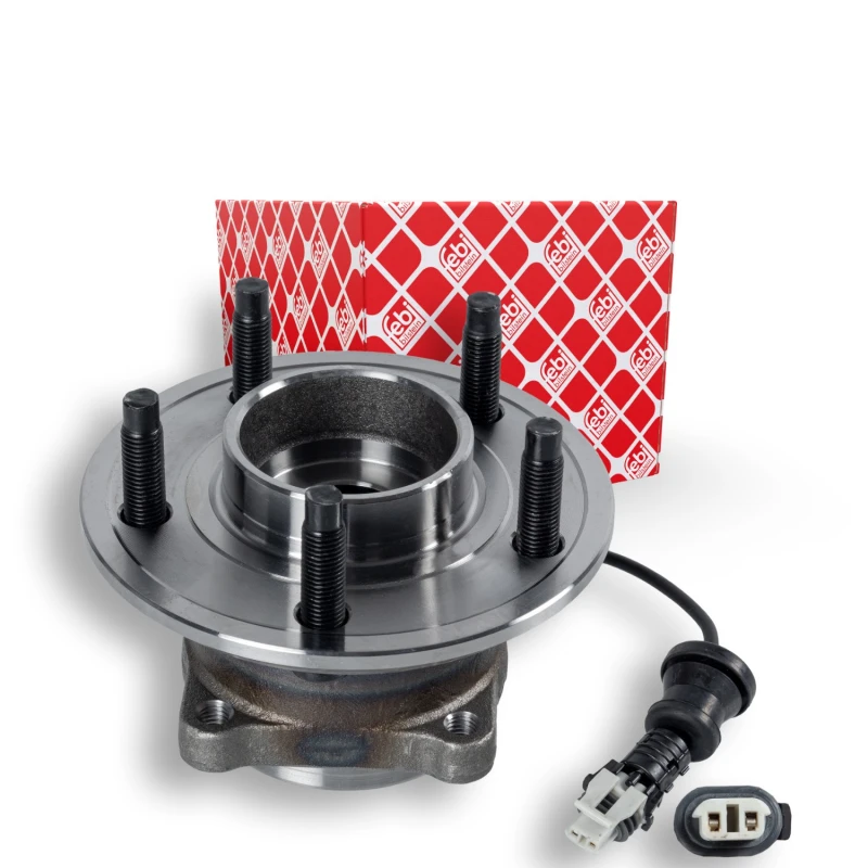 Image of FEBI BILSTEIN 172493 Wheel bearing kit with integrated ABS sensor Wheel Bearing Kit (654)