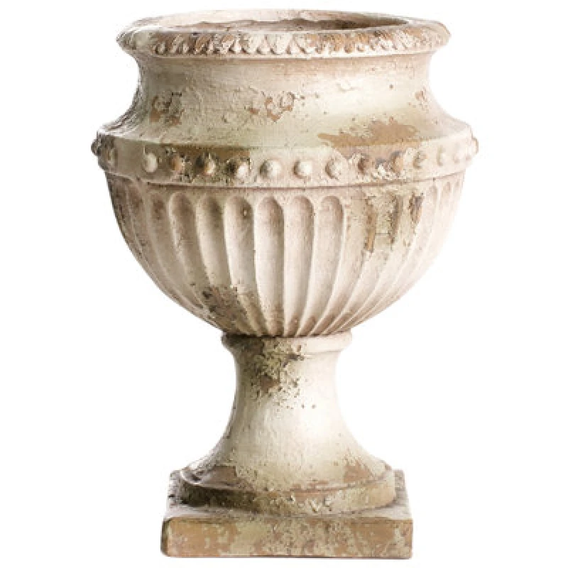 Image of Beliani Rustic Plant Pot Deskati 33cm Beige