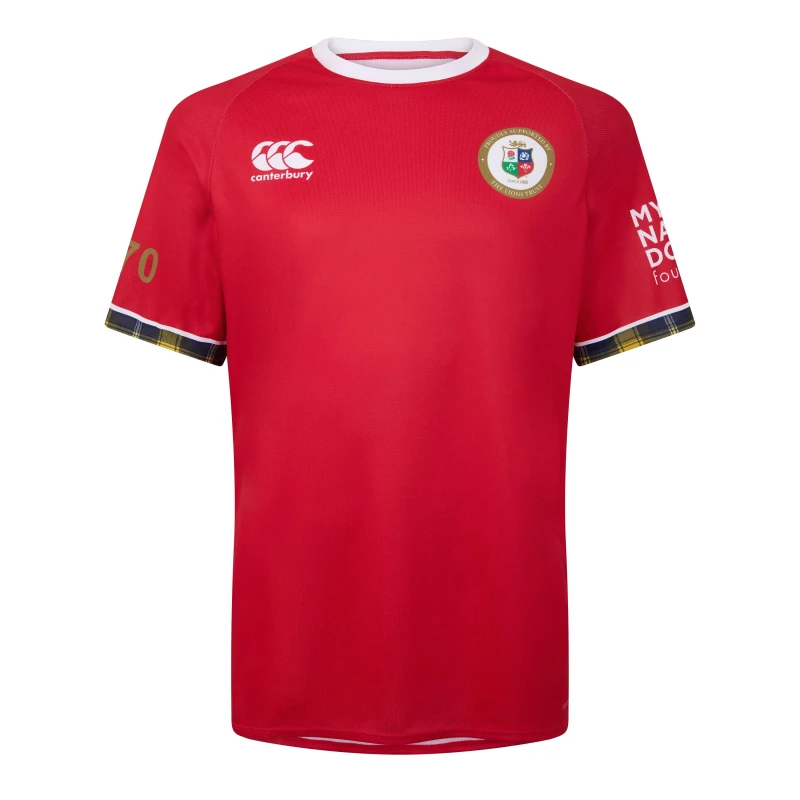 Image of Canterbury British & Irish Lions Shirt 2025 Mens Red male S