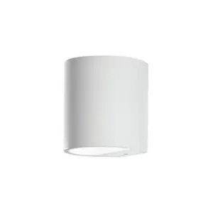 Image of Netlighting Shine Plaster Wall Light White 11x11.5x10.5cm