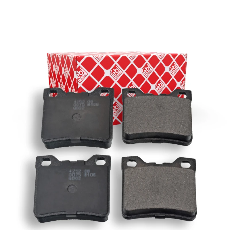 Image of FEBI BILSTEIN 16219 Brake pad set excl. wear warning contact, with anti-squeak plate Brake Pad Set,disc brake (402)