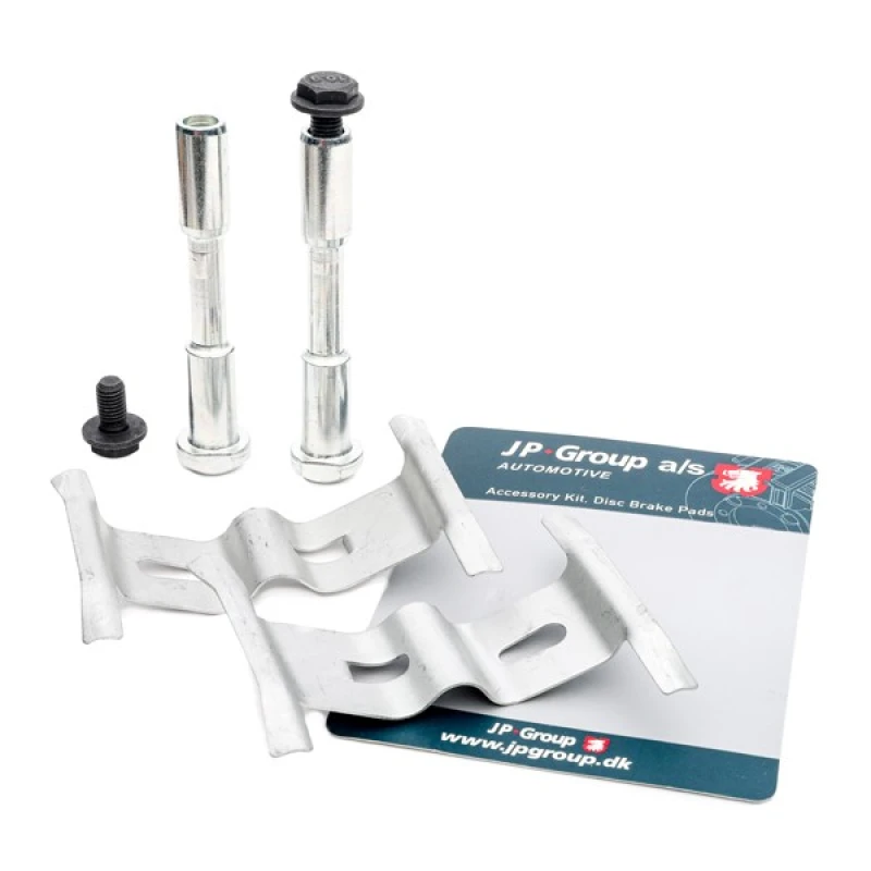 Image of JP GROUP 1163651310 Accessory Kit, disc brake pads JP Front Axle Accessory Kit,disc brake pads (1164)