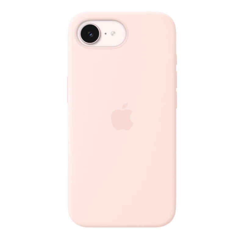 Image of Apple iPhone 17e Silicone Case with MagSafe - Soft Pink MHWJ4ZM/A