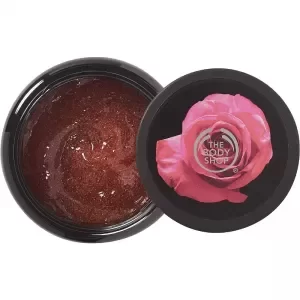 image of The Body Shop British Rose Exfoliating Gel Body Scrub