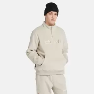 Image of Timberland Polartec 200 Series Half-zip Fleece For Men In Grey, Size L