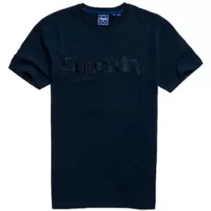 Image of Superdry Source Logo T-Shirt - Blue