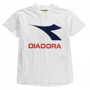 image of Diadora Auckland Kids T Shirt - White