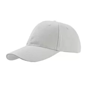 Image of Atlantis Liberty Six Buckle Brushed Cotton 6 Panel Cap (One Size) (White)