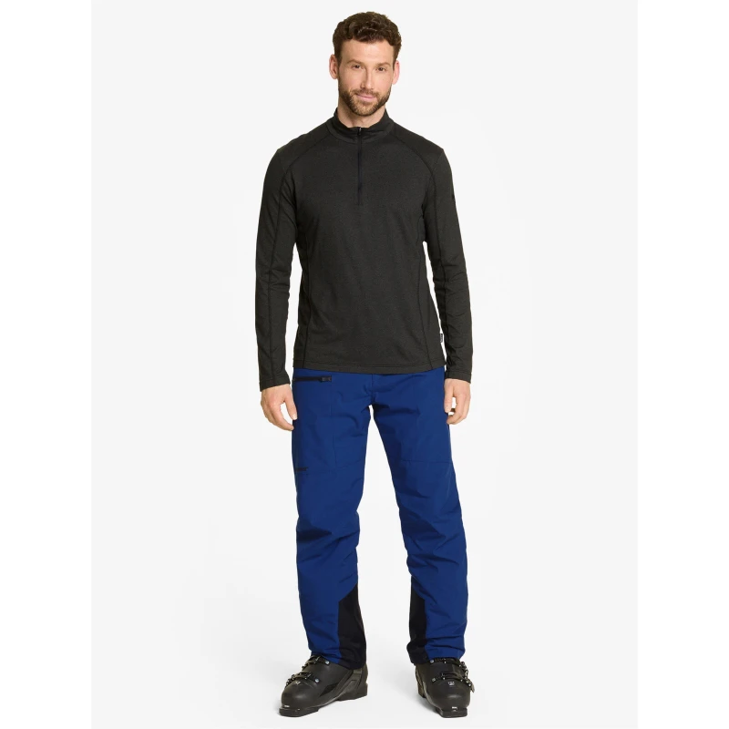 Image of Ziener Mens Jelano Half-Zip Fleece Black male Medium