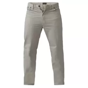 Image of Duke Mens Rockford Comfort Fit Jeans (30L) (Stone)