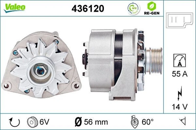 Image of Alternator VALEO 436120