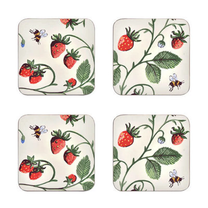 Image of Ulster Weavers Strawberry Patch Set Of 4 Coasters