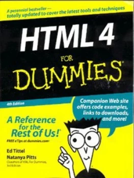 Image of Html 4 for Dummies by Ed Tittel Paperback