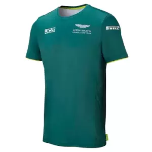 image of 2021 Aston Martin F1 Official Team T-Shirt - (Green)