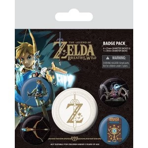 image of The Legend of Zelda: Breath Of The Wild - Z Emblem Badge Pack