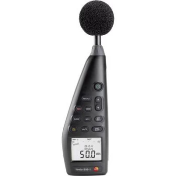 Image of testo Sound level meter Data logger 816-1 30 - 130 dB 20 Hz - 8000 Hz