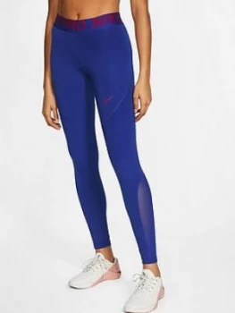 image of Nike Training Pro Legging - Royal , Royal Size M Women