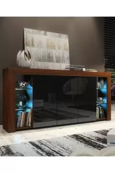 image of Sideboard 164cm TV Stand Living Room Furniture High Gloss Doors