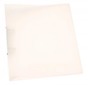 image of Q Connect Ring Binder Frosted Clear