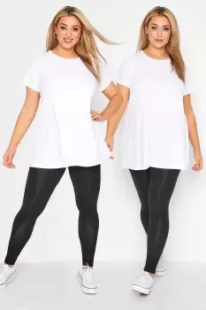 image of 2 Pack Jersey Leggings