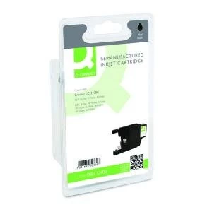 Image of Q-Connect Brother Remanufactured Black Inkjet Cartridge LC1240BK