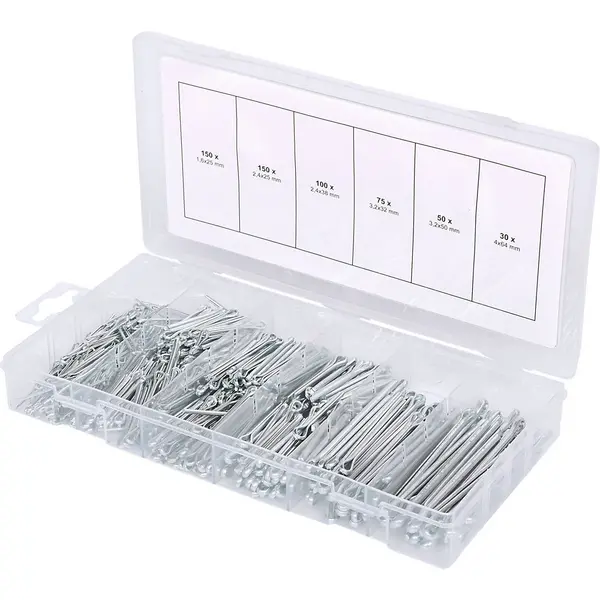 Image of KS Tools 555 parts, 555 parts, 1.6 x 25.4 - 4 x 63.5 mm