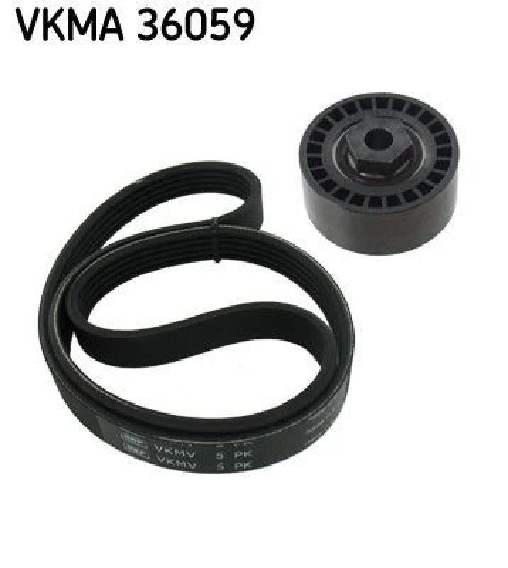 Image of SKF V-Ribbed Belt Set SKF VKMA 36059