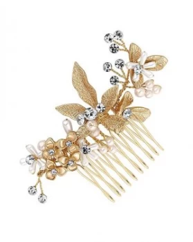 image of Jon Richard Layla Soft Leaf Hair Comb