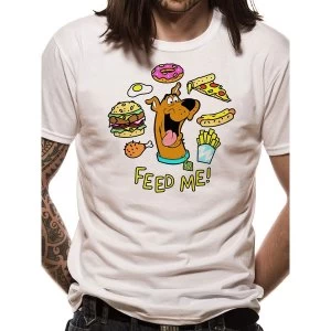 Image of Scooby Doo - Unisex Feed Me T-Shirt (White)