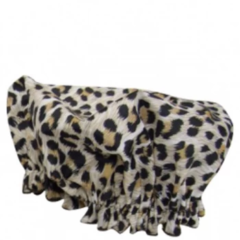 Hydrea London Eco Friendly Shower Cap - Leopard